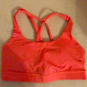 Lululemon coral sports bra. Size 6